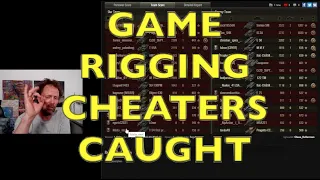 Game Rigging CHEATERS Caught in Action!