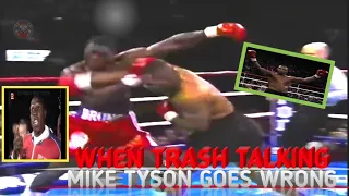 When "Trash Talking" Mike Tyson Goes Horribly Wrong