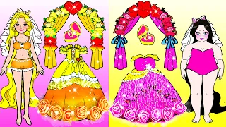 Costumes Fat Bride VS Thin Bride #14 - Barbie Wedding Handmade - Lovely Barbie