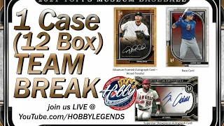 2021 Topps MUSEUM COLLECTION 1 Case (12 Box) TEAM break #4  eBay 07/28/21