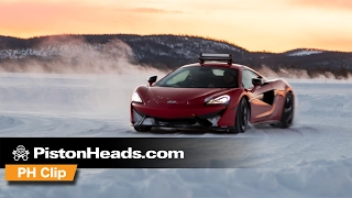 Drifting a McLaren 570S on ice with Bruno Senna | PH Clip | PistonHeads