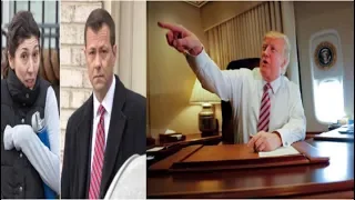 PRESIDENT TRUMP LASHED OUT AT STRZOK & PAGE WHILE ON AIRFORCE ONE!