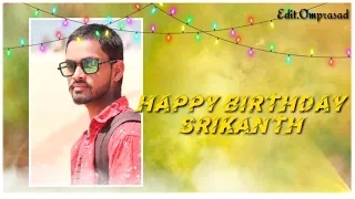 Happy Birthday Srikanth Anna || Thumkunta ||