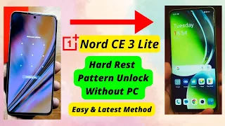 One Plus Nord CE 3 Lite 5G Hard Reset & Pattern Unlock Without PC | Pin, Password lock Forget