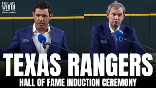 Texas Rangers Hall of Fame Induction Ceremony for Ian Kinsler & John Blake | Full Rangers Ceremony