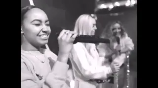 Leigh-Anne and Jade trying to hit Perrie’s high note in SLS, they’re so cute! #10yearsoflittlemix