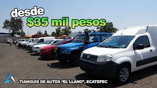 😲 Tianguis de Autos "El Llano" desde $35 mil pesos, en Ecatepec, Mexico