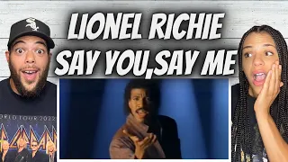 THAT VOICE!| FIRST TIME HEARING Lionel Richie -  Say You , Say Me REACTION