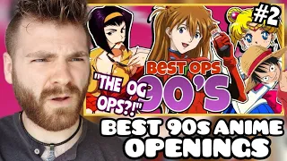 First Time Reacting to "The Best ANIME Openings Of The 90s" | CLASSIC ANIME | New Anime Fan!