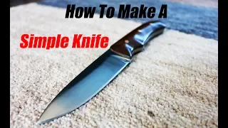 How to make a Knife from a leaf spring [Knife Making]