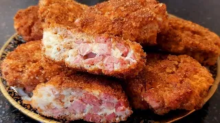 ВКУСНЕЙШИЙ ПЕРЕКУС. Sausage and cheese cutlets.Котлеты из Сосисок и Сыра.