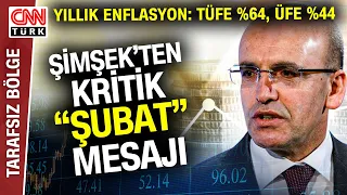 Yılın İlk Enflasyon Rakamları Açıklandı! Bakan Mehmet Şimşek Enflasyonda Düşüş İçin Tarih Verdi