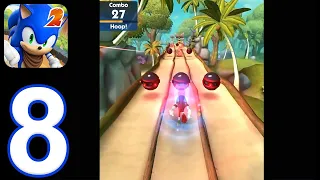 Sonic Dash 2: Sonic Boom - Gameplay Walkthrough Part 8 - Level 8-9 (iOS, Android)