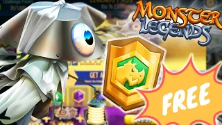 HOW TO GET THE NEW BLANKUCHI MONSTER FOR FREE | FREE GOLDEN LEGENDS PASS IN MONSTER LEGENDS