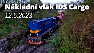 Nákladní vlak / Cargo train IDS Cargo in Česká Metuje 12.5.2023