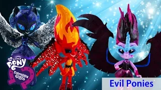 Compilation - My Little Pony Evil Sunset Shimmer Midnight Sparkle Nightmare Moon