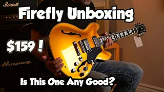 Firefly FF338 Semi Hollowbody Guitar - Gold