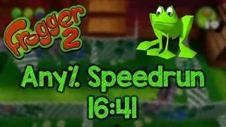 Frogger 2: Swampy's Revenge - Any% (PC) Speedrun in 16:41 [Former World Record]