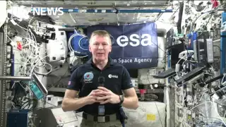 Tim Peake answers questions from ITV News viewers from space