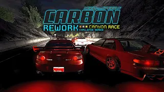 NFS CARBON REWORK | Canyon Races | Challenge Series |  ALL DIFFICULTIES [4K60FPS]