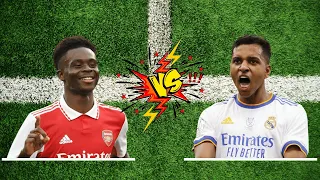 Bukayo Saka vs Rodrygo⚽🔥