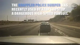 VIDEO: AZDPS troopers use 'grappler device' to end pursuit