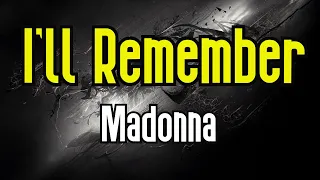 I'll Remember (KARAOKE) | Madonna