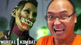 ELLE EST TOTALEMENT EFFRAYANTE ! [MORTAL KOMBAT 1 MODE HISTOIRE CHAPITRE 12 - Mileena]