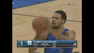 Tyson Chandler 2010 Highlights at Thunder 17 Pts 18 Rebs 11/24/2010