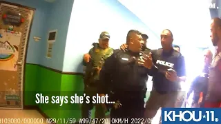 'She says she's shot': Body camera shows moment Robb Elementary responders restrained policeman marr