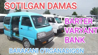 sotilgan damas barakani o'rganadigon namangan mashina bozori 23,05,24 yil #damas #sotilgan