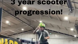 3 YEAR SCOOTER PROGRESSION 2020-2023