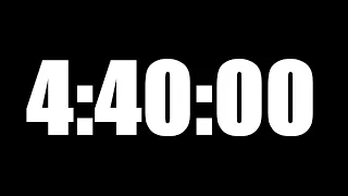 4 HOUR 40 MINUTE TIMER • 280 MINUTE COUNTDOWN TIMER ⏰ LOUD ALARM ⏰