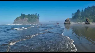 Olympic Coast Washington - Ruby Beach - Virtual Run/Walk For Treadmill