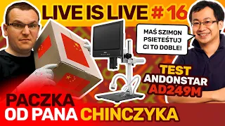 SCAM z Chin - Kamera Andonstar AD249M #LIVE #16