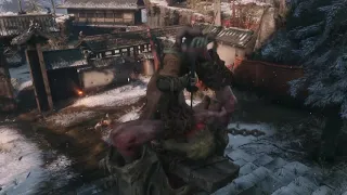 Sekiro: Shadows Die Twice - Chained Ogre Boss Fight (No Hit/No Tools)