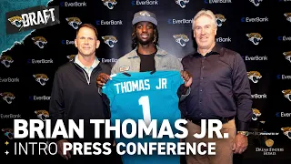 Brian Thomas Jr. Introductory Press Conference | Jacksonville Jaguars