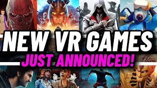 MORE NEW VR GAMES just announced! 2023 is HEATING UP... // NEW Quest 2, PCVR & PSVR2 games