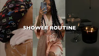 my affordable & simple shower routine 2022 | night time edition