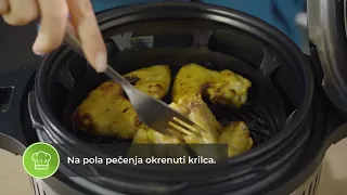 TEMASO AIR FRYER I EKSPRES LONAC  2 u 1 -  MARINIRANA KRILCA - SAMO JEDAN DODIR ČINI SVE