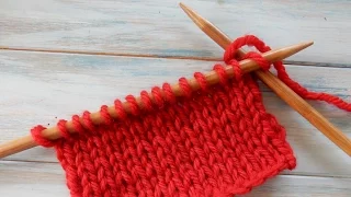 How to Knit Stitch (k) in Knitting