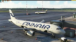 FENIX A320 | Landing in Vantaa EFHK | VATSIM | MSFS 2020