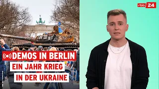 Demonstrationen in Berlin gegen den Krieg in der Ukraine | Livestream