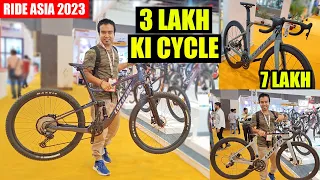 DOWNHILL Carbon Fiber MTB Cycle Worth 3 Lakh In India | Ride Asia 2023 Vlog | Cycle Rider Roy