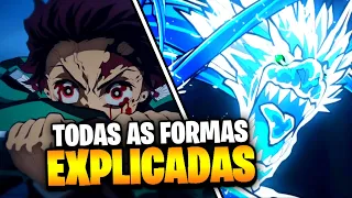 TODAS AS FORMAS DA RESPIRAÇÃO DA ÁGUA DO TANJIRO EM DEMON SLAYER EXPLICADAS | KIMETSU NO YAIBA