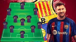 Barcelona Predicted Starting Lineup Next Season With Lionel Messi🔥😱