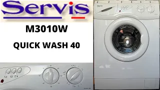 Servis M3010W Washing Machine - [9] Quick Wash 40