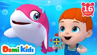 Baby Shark🦈 + More Domi Kids Songs🎶 & Nursery Rhymes | Educational Songs