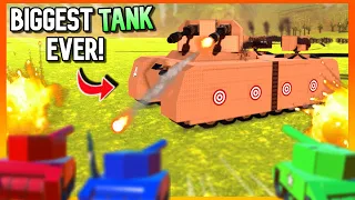 Going Against The 'BIGGEST TANK' In History! | Trailmakers Multiplayer