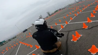 Police Motorcycle Training Course B Rider Perspective-NAMOA 2023